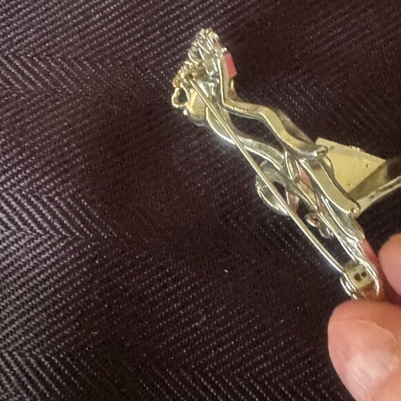 Antique Circa 1950's Brooch - Lapel Pin telephone - Picture 3 of 3